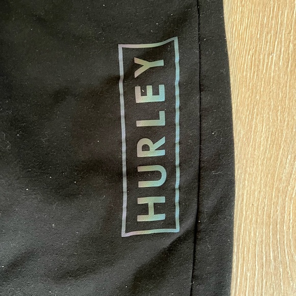Mens Hurley Black Sweatpants - Picture 2 of 5